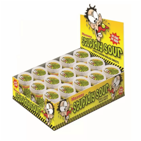 Maxons Stupidly Sour Citrus Mix British 15x100g-min