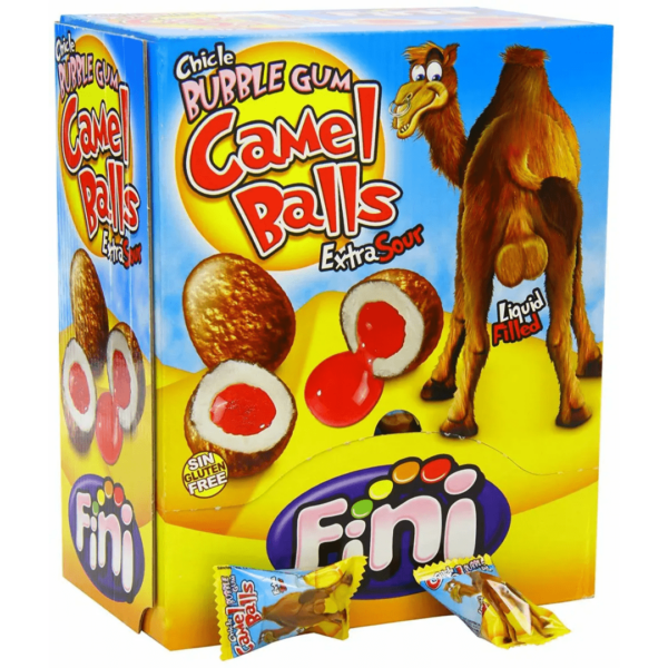 Fini Chicle Bubble Gum Camel Balls Extra Sour 200-min