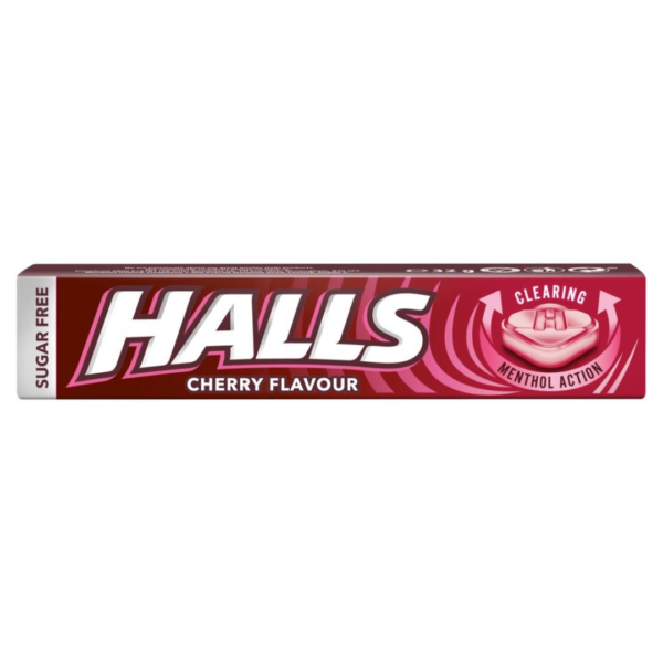 Halls Sugar Free Cherry British 20x32g-min