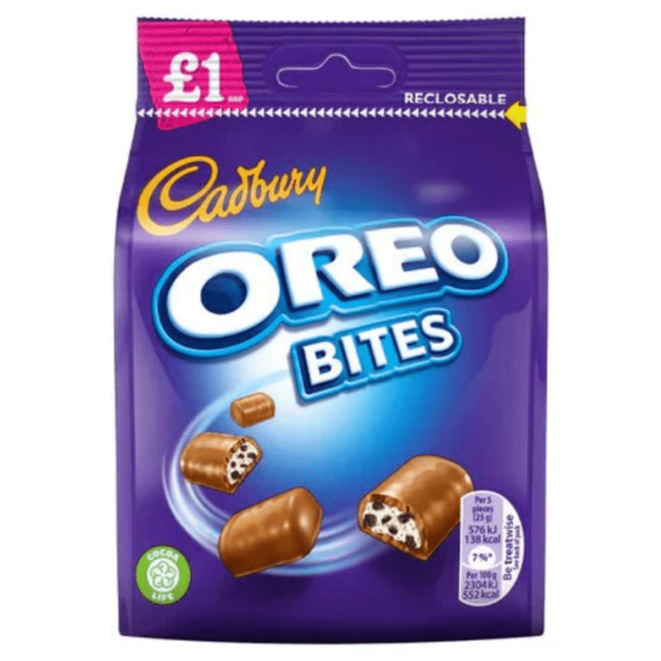 Cadbury Oreo Bites Price Marked British 10x95g-min