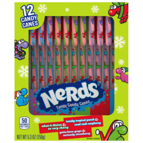 Ferrara Nerds Candy Cane Twelve Pack Christmas 12x5.3oz-min