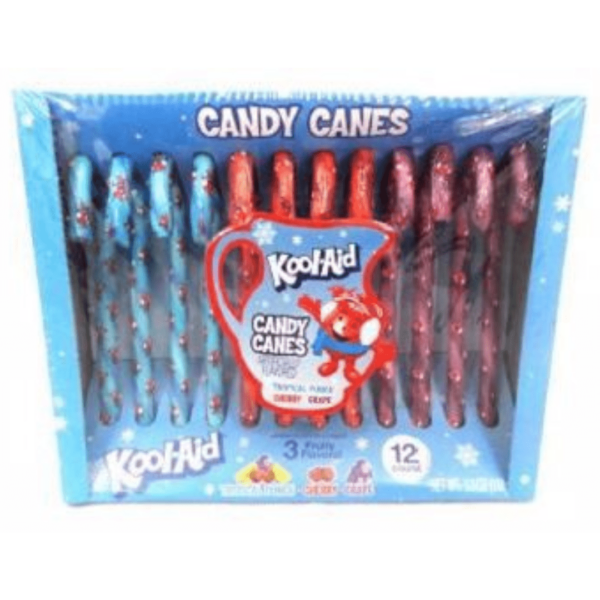 Hilco Kool-Aid Candy Canes Twelve Pack Christmas 24x5.3oz-min