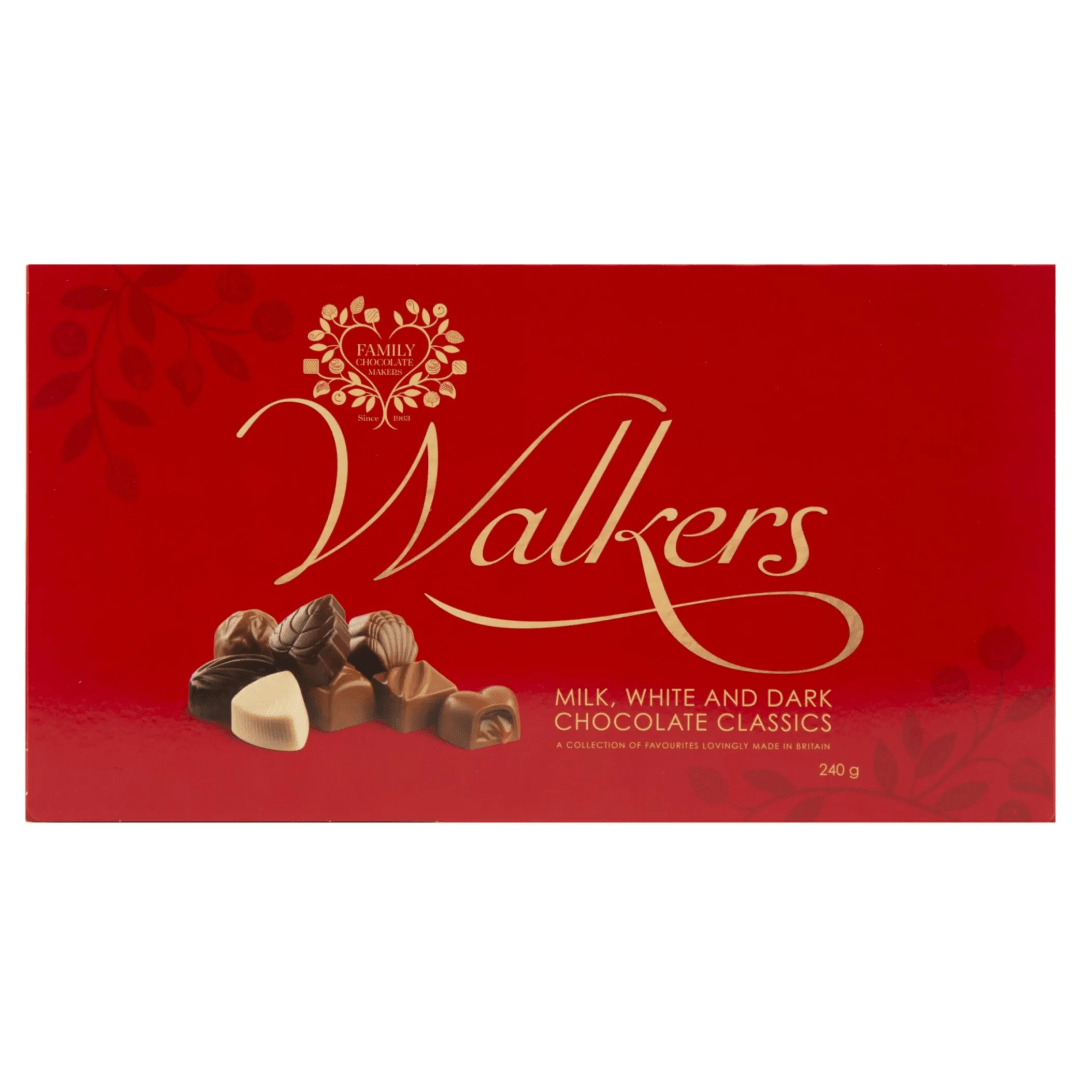 Walker's Chocolates Assorted Classic Box 7x240g Pacific Candy Wholesale