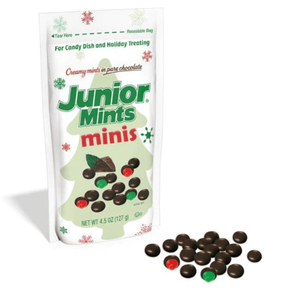 Tootsie Junior Mints Minis Christmas 12x4.5oz Pacific Candy Wholesale