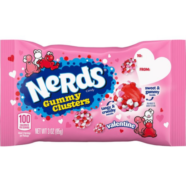 Ferrara Nerds Gummy Clusters Valentine 12x3oz-min