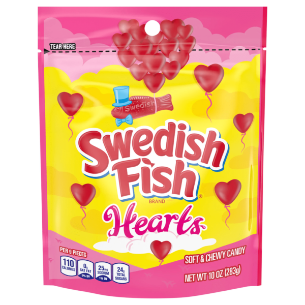 Swedish Fish Hearts Valentine 6x10oz-min