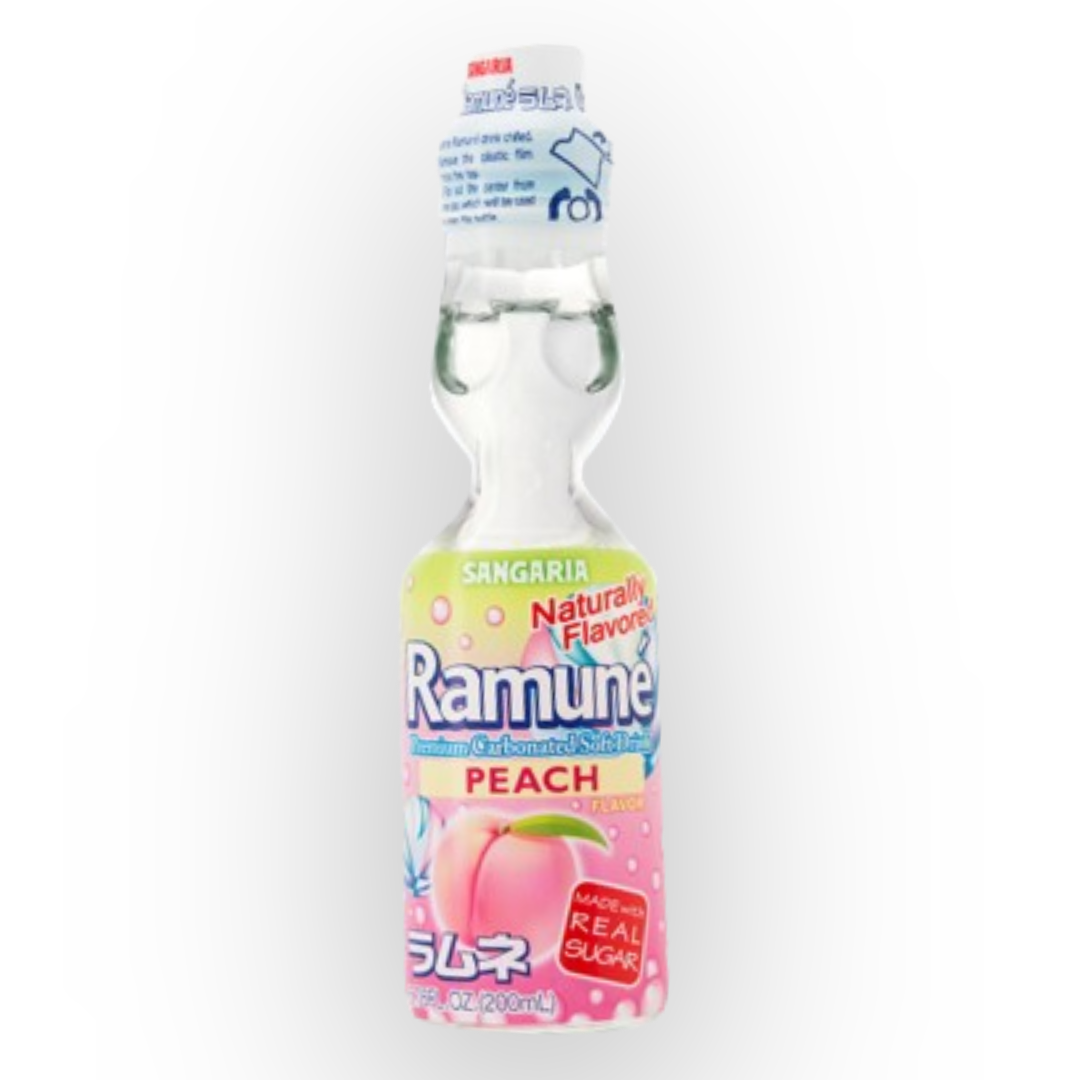 Ramune Sangaria Peach Soda 3x6x200ml Pacific Candy Wholesale
