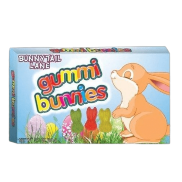 Taste Of Nature Bunny Tail Lane Gummi Bunnies Easter 12x3.1oz-min