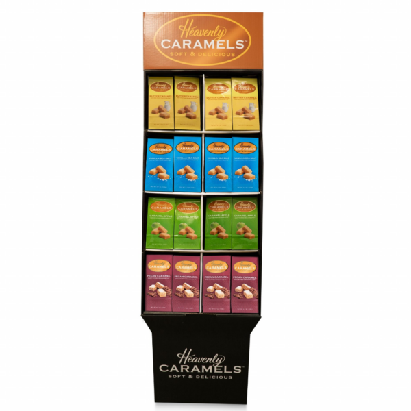 Heavenly Caramels Assorted Display 64x4.7oz