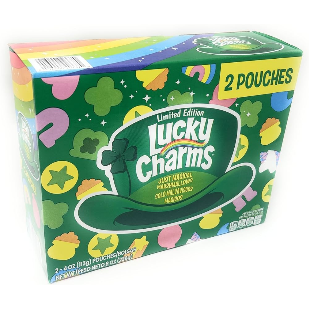 Lucky Charms Limited Edition Just Magical Marshmallows Two Pouches 113g