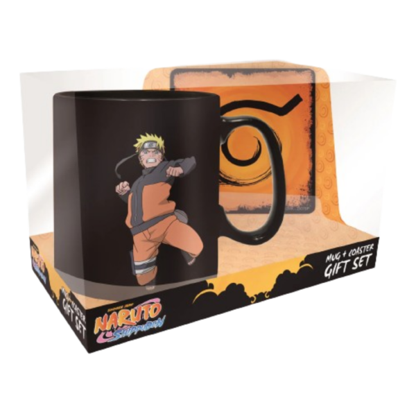 Naruto Shippuden Naruto Clone Jutsu Magic Mug and Coaster Gift Set 2