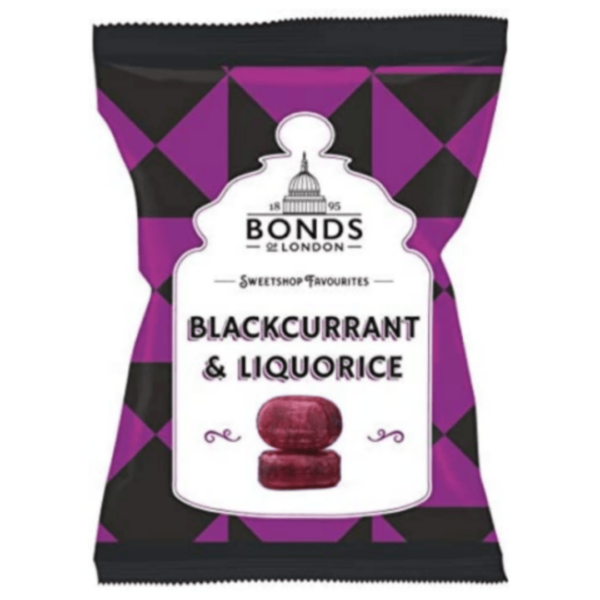 Bonds Blackcurrant & Liquorice British 12x120g