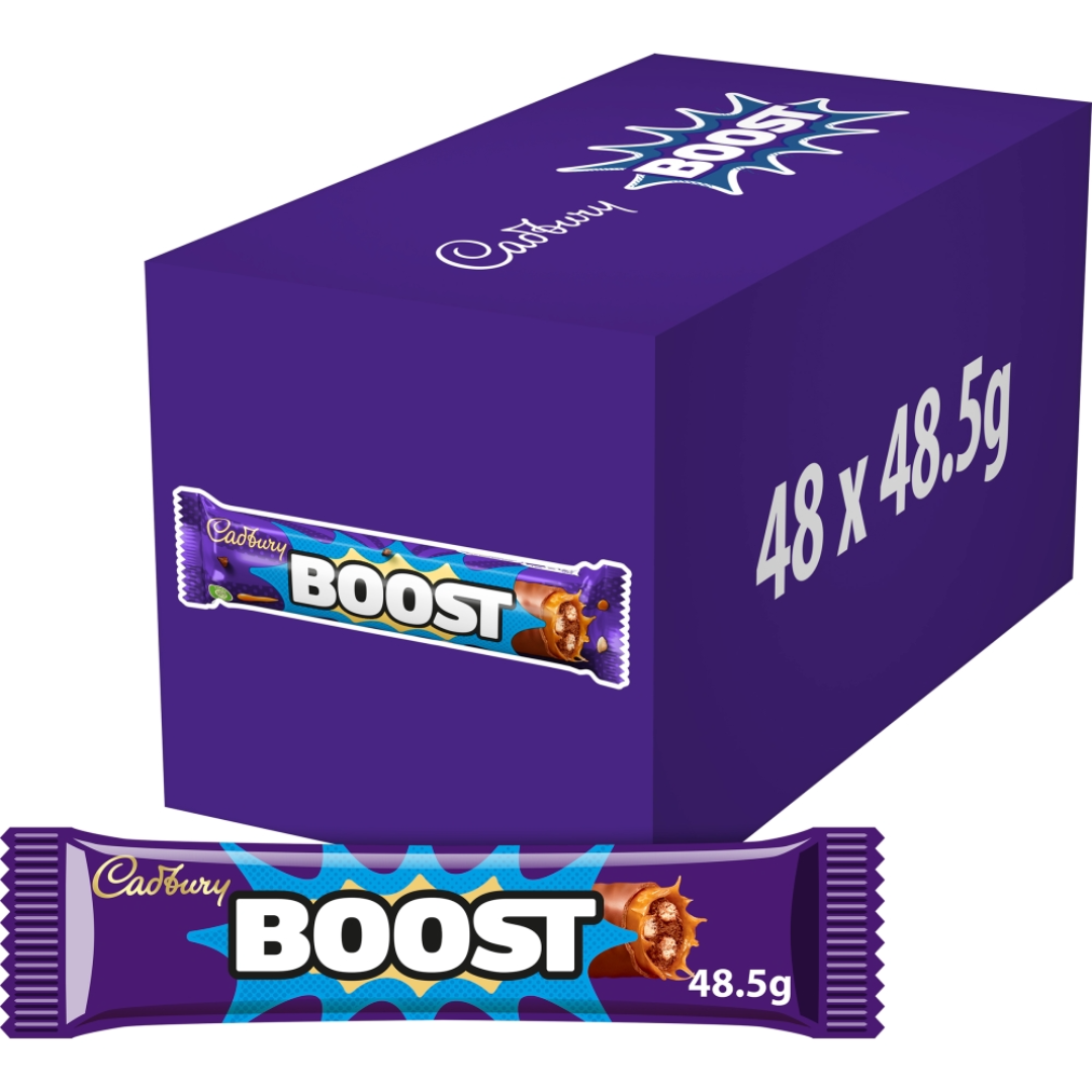 Cadbury Boost British 48x48.5g - Pacific Candy Wholesale