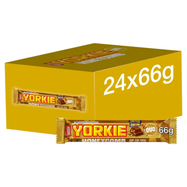 Nestle Yorkie Limited Edition Honeycomb Duo British 24x66g