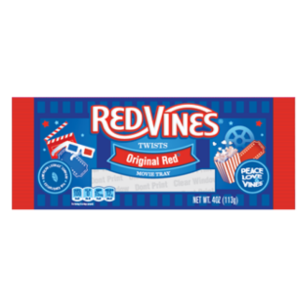 Red Vines Twists Original Red Movie Tray 12x4oz