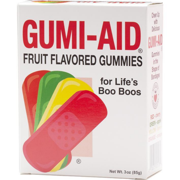 Gumi-Aid Fruit Flavoured Gummies Bandages 12x3oz