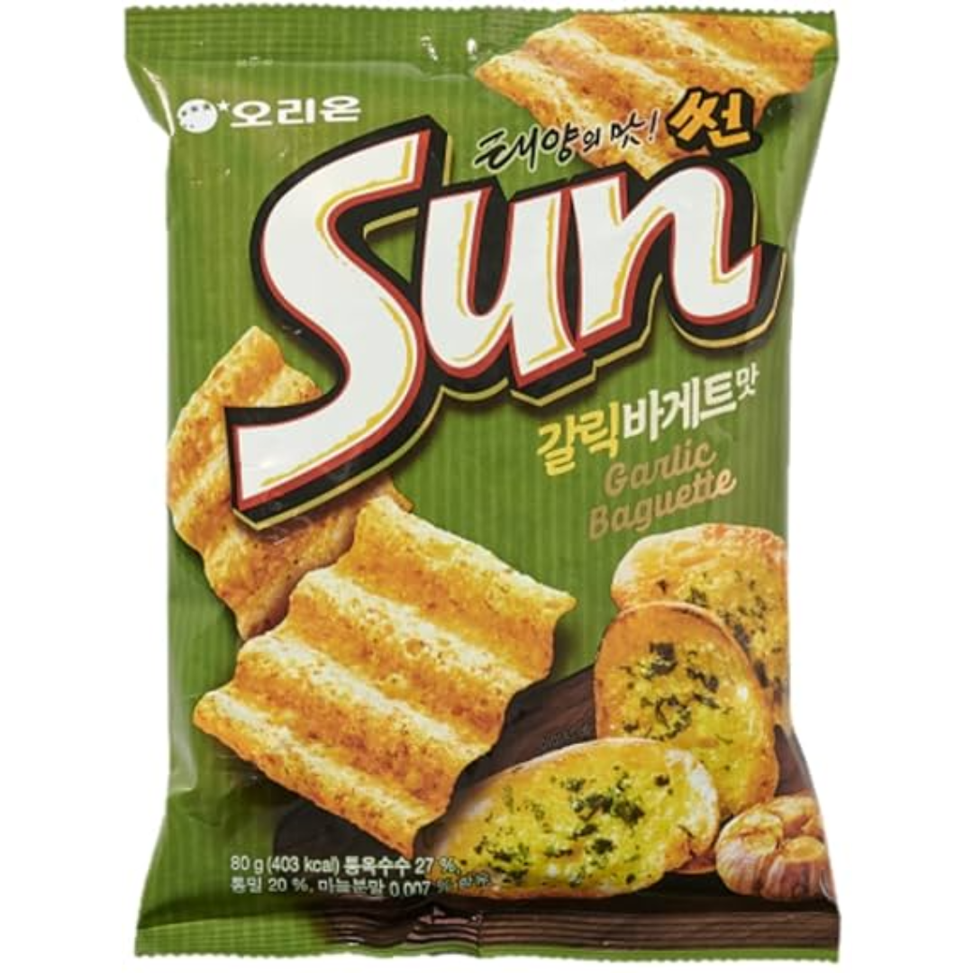 Orion Sun Chips Garlic Baguette Korean 12x80g Pacific Candy Wholesale