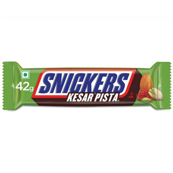 Snickers Kesar Pista (Saffron Pistachio) India 15x42g