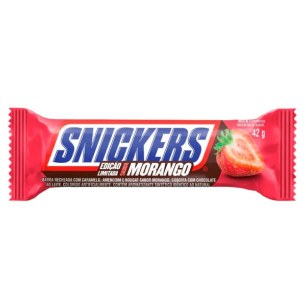 Snickers Morango (Strawberry) Brazil 20x42g