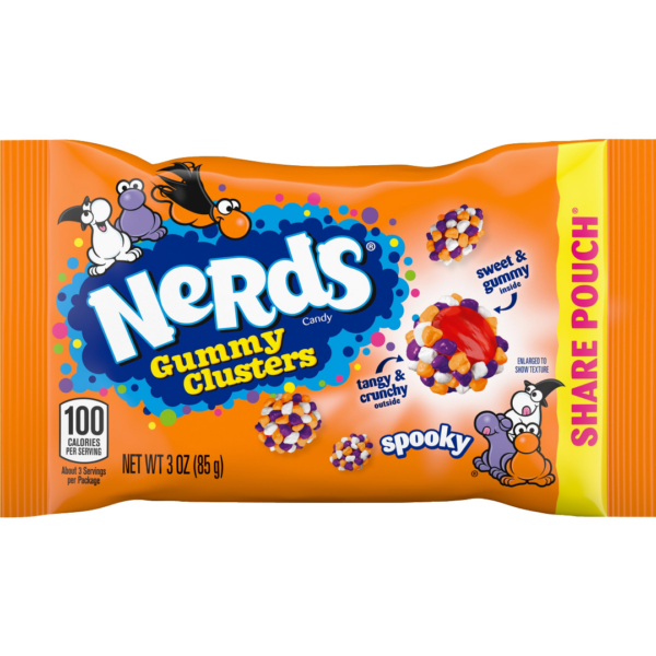 Ferrara Nerds Spooky Gummy Clusters Halloween 12x3oz