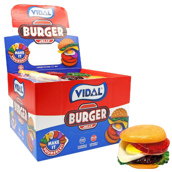 Vidal Burger Jelly British 11x66g