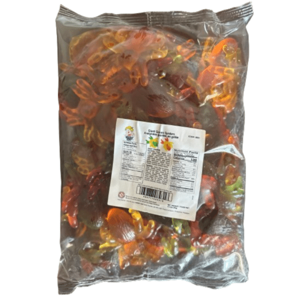 Giant Gummy Spiders 2kg