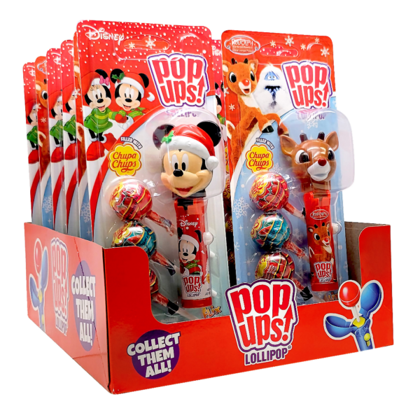 Flix Candy Classics Pop Ups Blister Cards Christmas 12x1.26oz