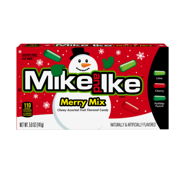 Mike and Ike Merry Mix TB Christmas 12x4.5oz