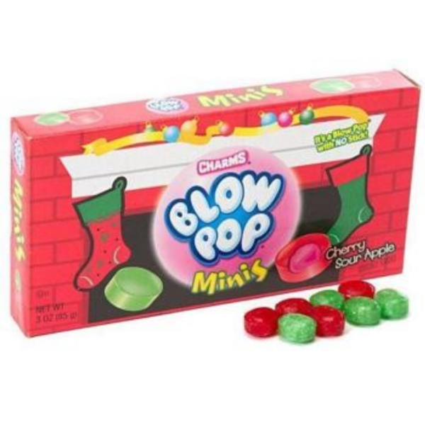 Charms Blow Pop Minis TB Christmas 12x3oz