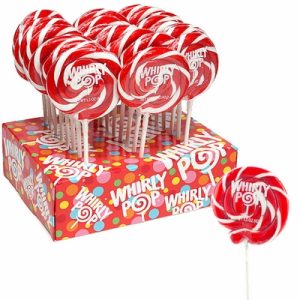 Adams & Brooks Whirly Pops Red & White 24