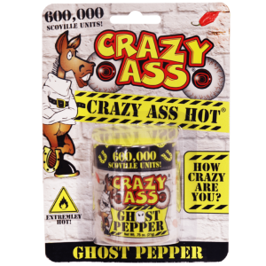 Ass Kickin' Seasoning Crazy Ass Pure Ground Ghost Pepper 12x21g
