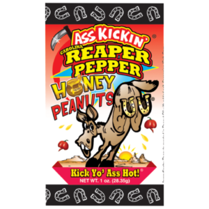 Ass Kickin' Peanuts Carolina Reaper Pepper Honey 24x1oz