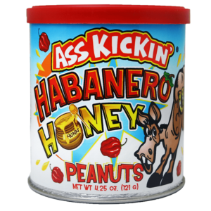 Ass Kickin' Peanuts Habanero Honey 4.25oz