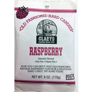 Claeys Hard Candies Raspberry 24x6oz