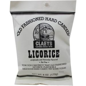 Claeys Hard Candies Licorice 24x6oz