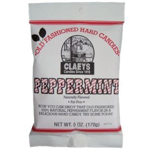 Claeys Hard Candies Peppermint 24x6oz
