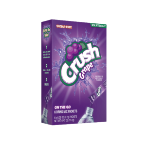 Crush Single To Go Sugar Free Grape 12x6
