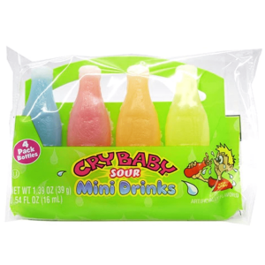 Cry Baby Sour Wax Mini Drinks Four Pack 18