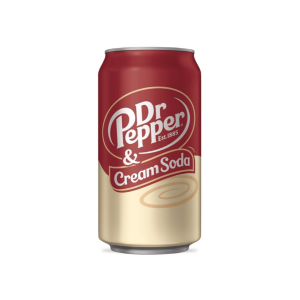 Dr. Pepper Cream Soda 12x355ml (Best Before March 24 2026)