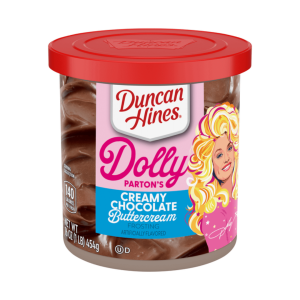 Duncan Hines Dolly Parton's Creamy Chocolate Buttercream Frosting 8x16oz