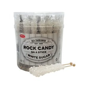 Espeez Rock Candy On A Stick White Sugar 36