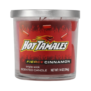Hot Tamales Scented Candle Fierce Cinnamon 4x14oz