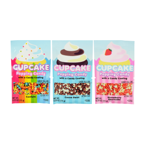 Koko's Cupcake Coated Popping Candy Assorted 20x0.53oz