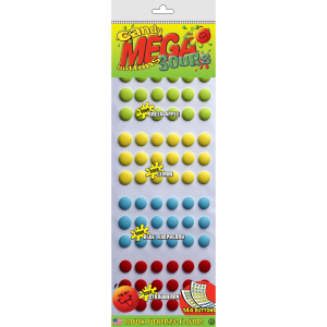 Mega Candy Buttons Sour 30