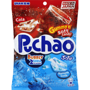 Puchao Gummy Soft Candy Cola & Soda Japanese 6x3.53oz