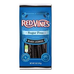 Red Vines Licorice Twists Sugar Free Black 12x5oz
