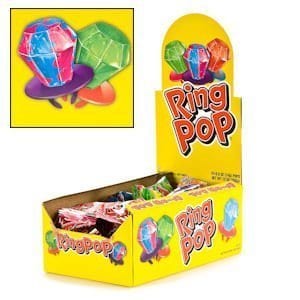 Topps Ring Pop Assorted 24