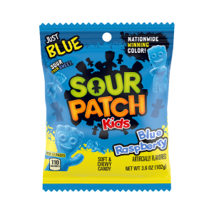 Sour Patch Kids Blue Raspberry Peg Bag 12x3.6oz