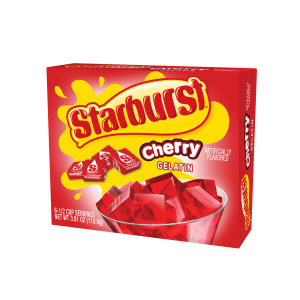 Starburst Gelatin Cherry 12x3.91oz