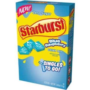 Starburst Singles To Go Blue Raspberry 12